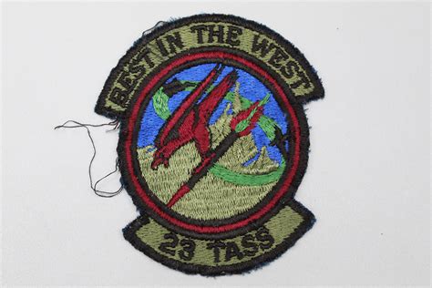 Usaf 23rd Tactical Air Support Squadron Patch Usp1056 Time Traveler Militaria