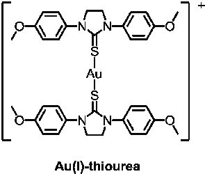 Maybe you would like to learn more about one of these? Chemical structure of the gold(I)-thiourea complex. | Download Scientific Diagram