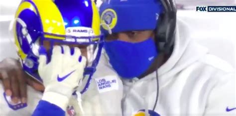 Rams Vs Packers Aaron Donald Crying On Sidelines Had Fans Feeling Sad