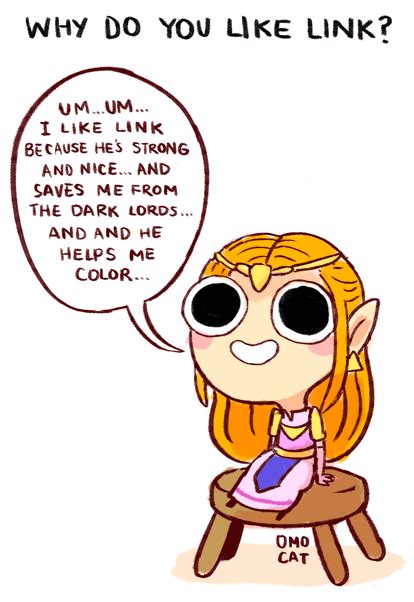 Elf Love Sfw Why Do You Like Link Why Do You Like Zelda By Omo Cat