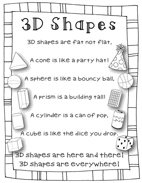 Teaching 3d Shapes Kindergarten