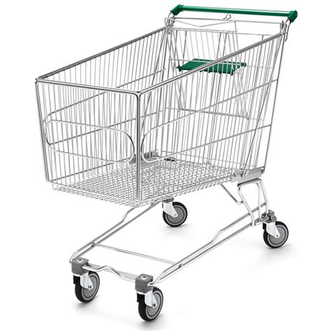 Shallow Supermarket Shopping Trolley 80l A Range Of Shopping Trolleys