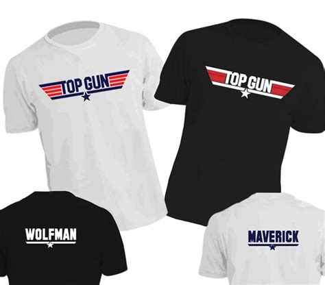 Top Gun T Shirt Stag Do Maverick All Names Hollywood Bnwt Topgun Fancy