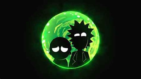 Rick And Morty Green Sphere Live Desktop Wallpapers