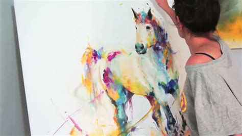 Spirit Abstract Horse Oil Speed Painting Youtube