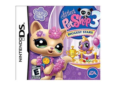 Littlest Pet Shop 3 Biggest Stars Purple Team Nintendo Ds Game