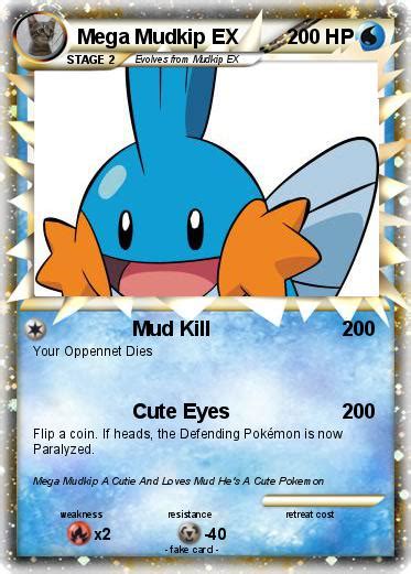 Pokémon Mega Mudkip Ex 2 2 Mud Kill My Pokemon Card