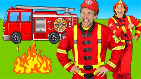 Fire truck by ivan ulz. Firefighters Song for Kids - Fire Truck Song - Fire Trucks Rescue Team |... | Fire fighters ...