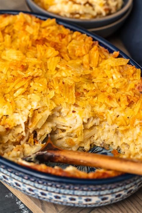 All the delicious comfort food goodness you love, minus the meat! Cheesy Potato Casserole | The Best Christmas Dinner Ideas | 2019 | POPSUGAR Food Photo 60