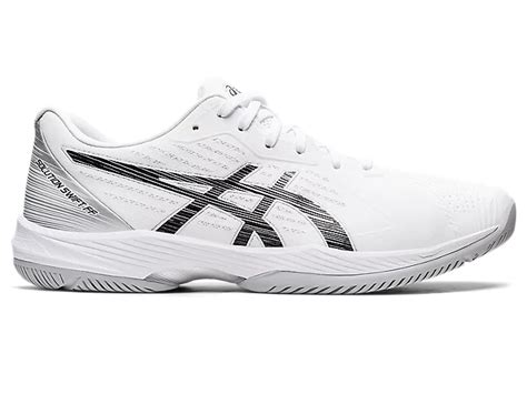 Mens Solution Swift Ff Whiteblack Tennis Shoes Asics