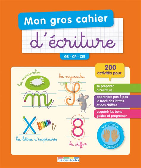 Mon Gros Cahier Décriture Gs Cp Ce1 Maternelle Catalogue