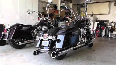 Home > harley > bagger twin cam > true dual. Harley Davidson Road King with Loud MGS True Dual Exhaust ...