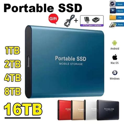 Ta Nabilir SSD 1TB Y Ksek H Zl Mobil Kat Hal S R C 500GB Harici