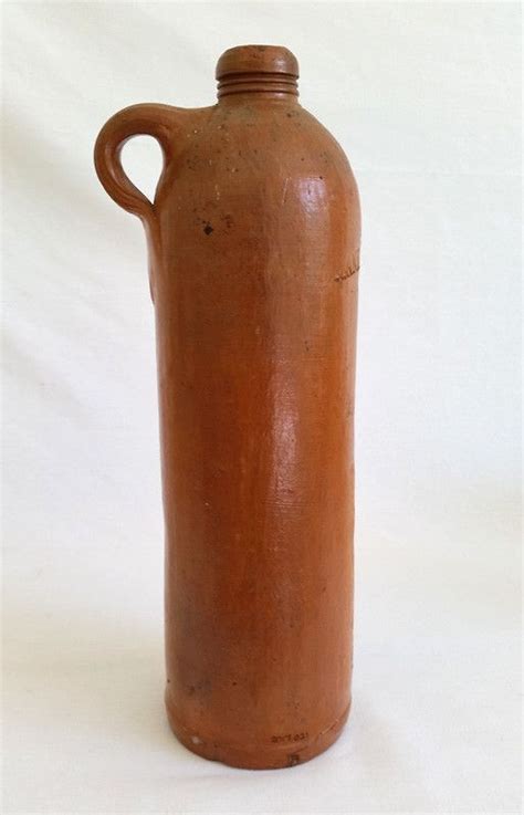 Download Salt glazed stoneware gin bottle. Brown in colour with a ...