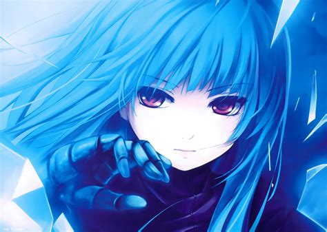 Illustration Anime Anime Girls Blue Hair Artwork Manga Blue King