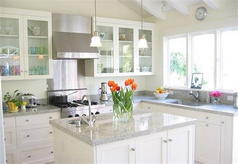 Dec 04, 2020 · one way to instantly spice up a set of white kitchen cabinets is to finish them with dark countertops like grey or black. Luna pearl granite countertops - give your kitchen a ...