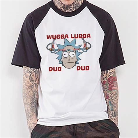 Wubba Lubba Dub Dub Rick Raglan T Shirt Rick And Morty