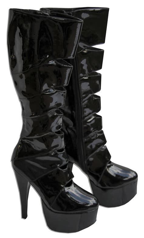Lot Detail Pamela Anderson Screen Worn Platform Boots Dress From Her Tv Show Vip