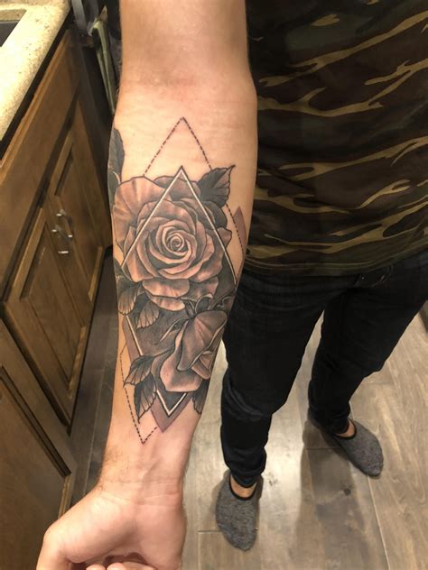 Geometric Roses By Dominic Holmes At Big Brain Productions Omaha Ne