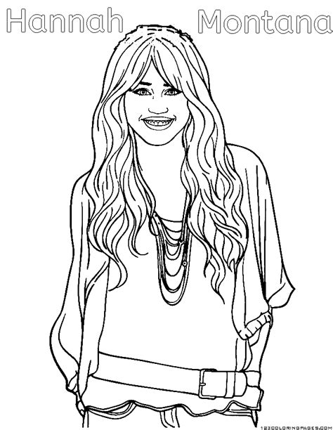 Welcome in hannah montana pages coloring site. Hannah montana Coloring Pages
