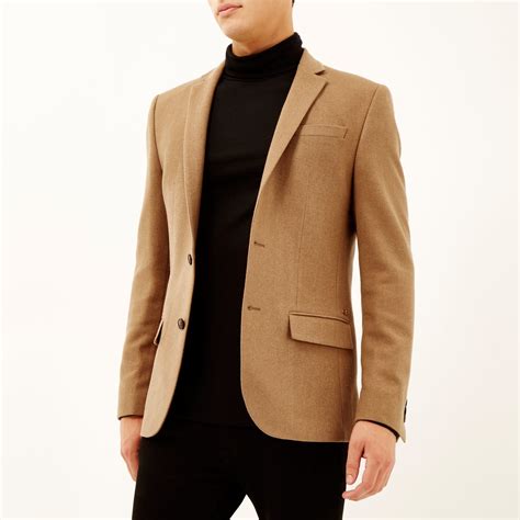 Sport coats at brooks brothers are available in an array of colors, patterns and fits, making them. River island Camel Brown Wool-blend Slim Blazer in Brown ...