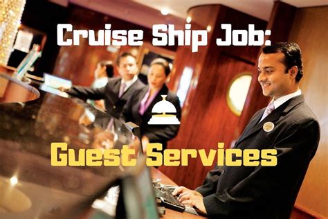 Cruise Ship Jobs Guest Services Job Description The Crew Hangout