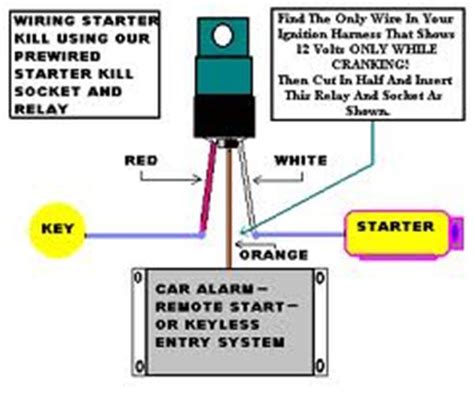 Starter Kill Relay Wiring Diagram