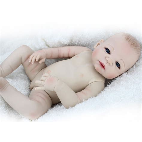 New Reborn Baby Dolls Full Body Silicone Lifelike Baby Boy Dolls