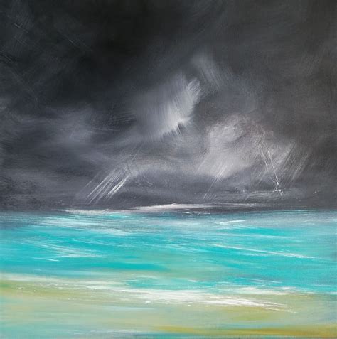 Tempestuous Teal Seascape By Mel Graham Artfinder