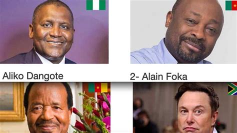 50 Personnalités Africaines Qui Inspirent Le Plus Confiance En Afrique Le Cameroun Représenté