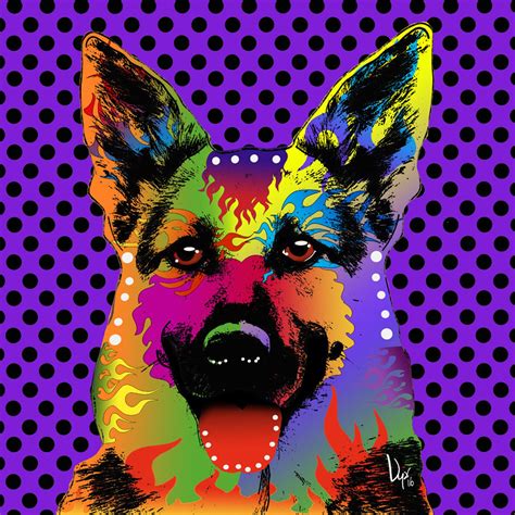 Custom Dog Portrait Pop Art Pet Portrait Andy Warhol Etsy