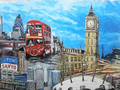 Jenny Leonard Art Blog London Cityscape Murals British Airways