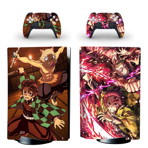 Demon Slayer Kimetsu No Yaiba Skin Sticker For Ps5 Skin And Controllers