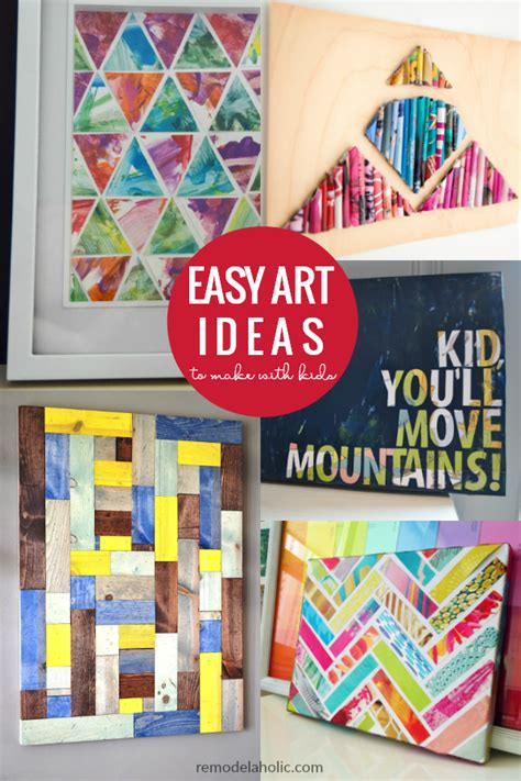 60 Easy Art Ideas For Kids Wall Decor Remodelaholic