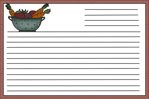 8 Free Recipe Card Templates Excel Pdf Formats Here Are My Within