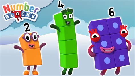 Numberblocks Learning Even Numbers Learn To Count Youtube