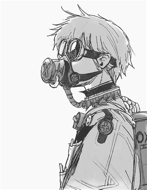 Imagen De Gas Mask Manga And Mask Gas Mask Drawing Gas Mask Art