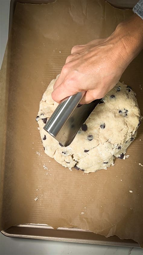 Step By Step Guide To Making Vegan Chocolate Chip Scones