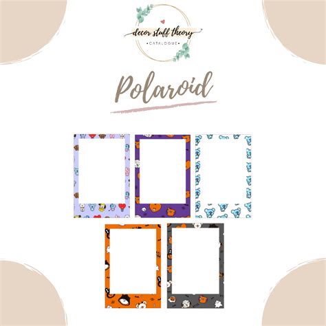 Jual Cetak Foto Polaroid Frame Bt21 Shopee Indonesia