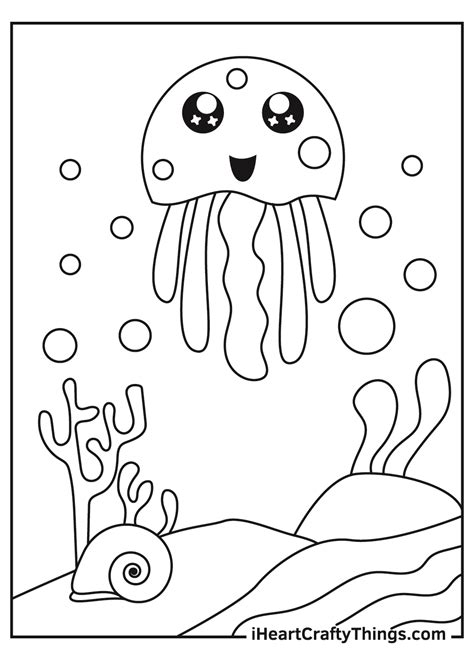 Jellyfish Coloring Pages Updated 2021