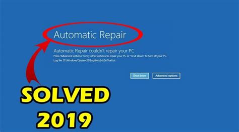 How To Fix Automatic Repair Loop In Windows Startup Repair Couldnt Repair Your Pc