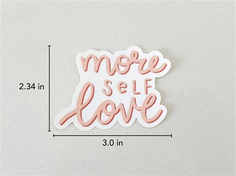 Self Love Stickers Quote Stickers More Self Love Sticker Etsy