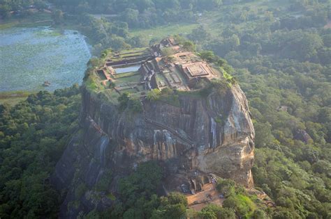 Aerial View Of Sigiriya Rock Fortress Sri Lanka Travel Blog