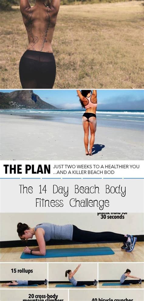 The 14 Day Beach Body Fitness Challenge Women In 2020 Fitness Body