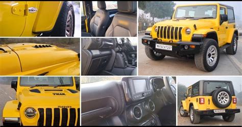 Mahindra Thar Heavily Modified To Look Like A Jeep Wrangler Rubicon
