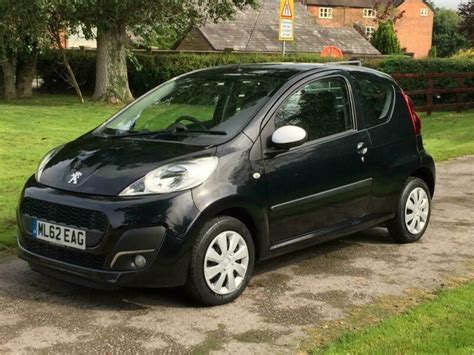Peugeot 107 10 12v 68bhp 2012 Active Black In Holmes Chapel Cheshire Gumtree