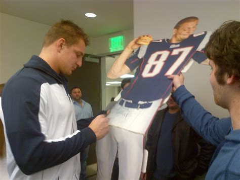 Patriots Tight End Rob Gronkowski Visits Emerson College Social Media