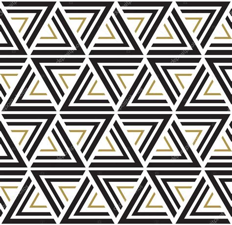 Vector Seamless Pattern Modern Stylish Texture Black And White