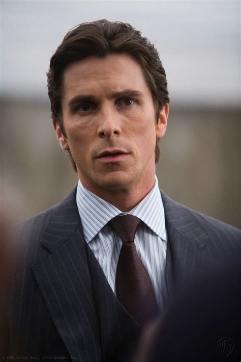 Christian Bale As Bruce Wayne In The Dark Knight Description From The