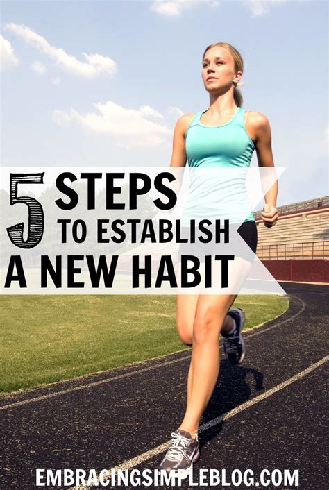 5 Steps To Establish A New Habit Embracing Simple
